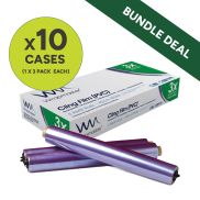 Wrapmaster 4500 Clingfilm Refill (45cm) Bundle (10 x Cases of 1 x 3 Pack )