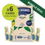Hellmann's Vegan Mayonnaise Sachets Bundle (6 x Cases of 1 x 200)