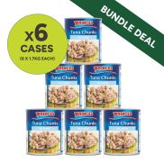 Princes Tuna Chunks in Brine Bundle (6 x Cases of 6 x 1.7kg)