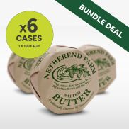 Netherend Farm Salted Butter Portions (10g) Bundle (6 x Cases of 1 x 100)
