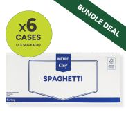 METRO Chef Spaghetti Bundle (6 x Cases of 3 x 5 kg)