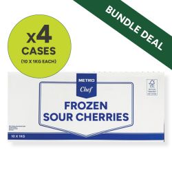 METRO Chef Frozen Sour Cherries Bundle (4 x Cases 10 x 1kg)