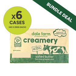 Dale Farm Salted Butter Block Bundle (6 x Cases of 40 x 250g)
