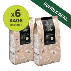 Valrhona Opalys White Chocolate Couverture (33%) Bundle (2 x Cases of 3 x 3kg)