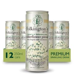 Folkington's Sparkling Elderflower Pressé Cans