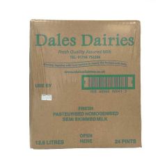 Dales Dairies Fresh Semi-Skimmed Milk Pergal